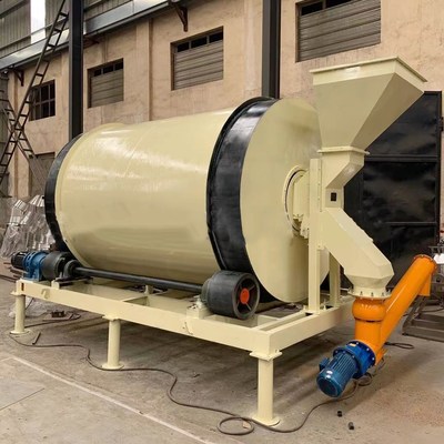 大型滾筒攪拌機(jī) 復(fù)合肥與有機(jī)肥高效混合的現(xiàn)代化解決方案